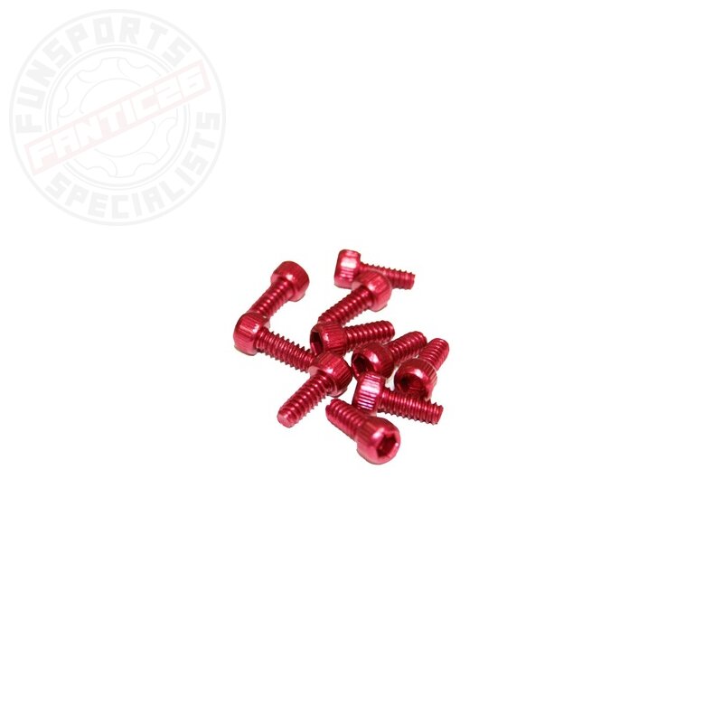 Reverse Escape Pro Pedal Pin Set 16 Stück für ein Pedal Rot