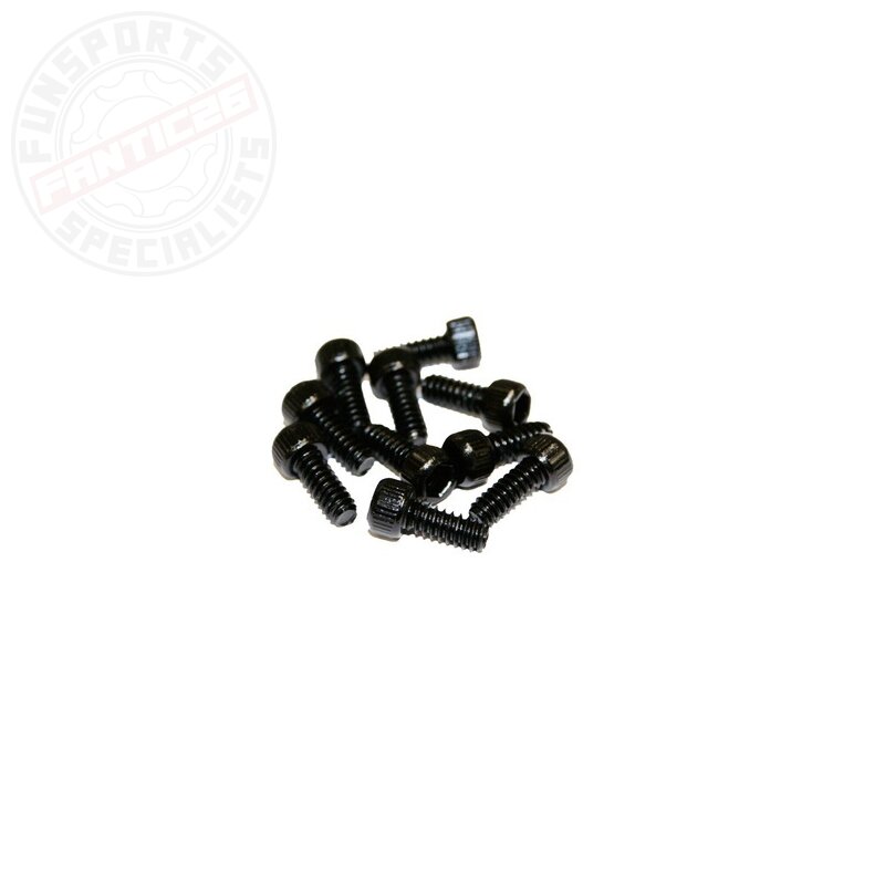 Reverse Escape Pro Pedal Pin Set 16 Stück für ein Pedal Schwarz