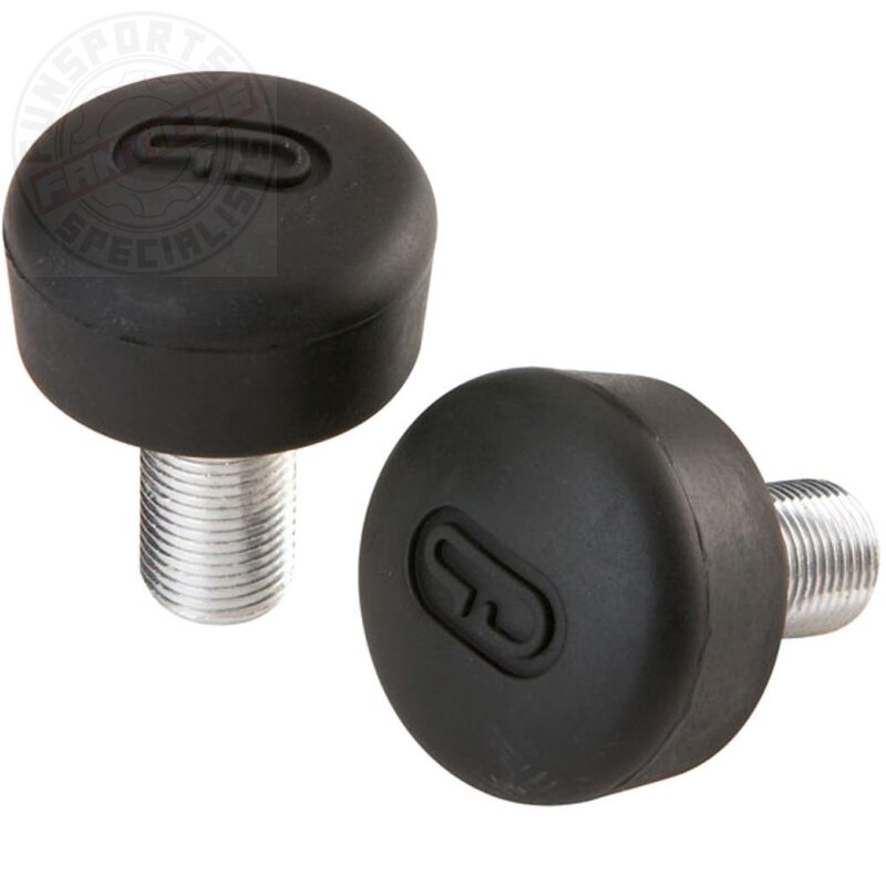 PowerDyne Rollschuh Stopper 86A schwarz (1 Paar)