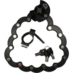 Squire Faltschloss 600mm Kompakt klein Fahrrad / E-Scooter mit Halter Kl.6 schwarz