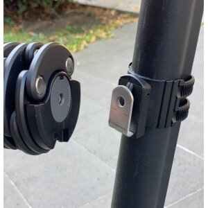 Squire Faltschloss 600mm Kompakt klein Fahrrad / E-Scooter mit Halter Kl.6 schwarz