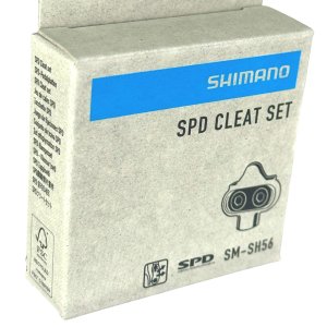 Shimano SPD MTB Pedal Cleats Set SM-SH56 silber (ohne Gegenplatte)