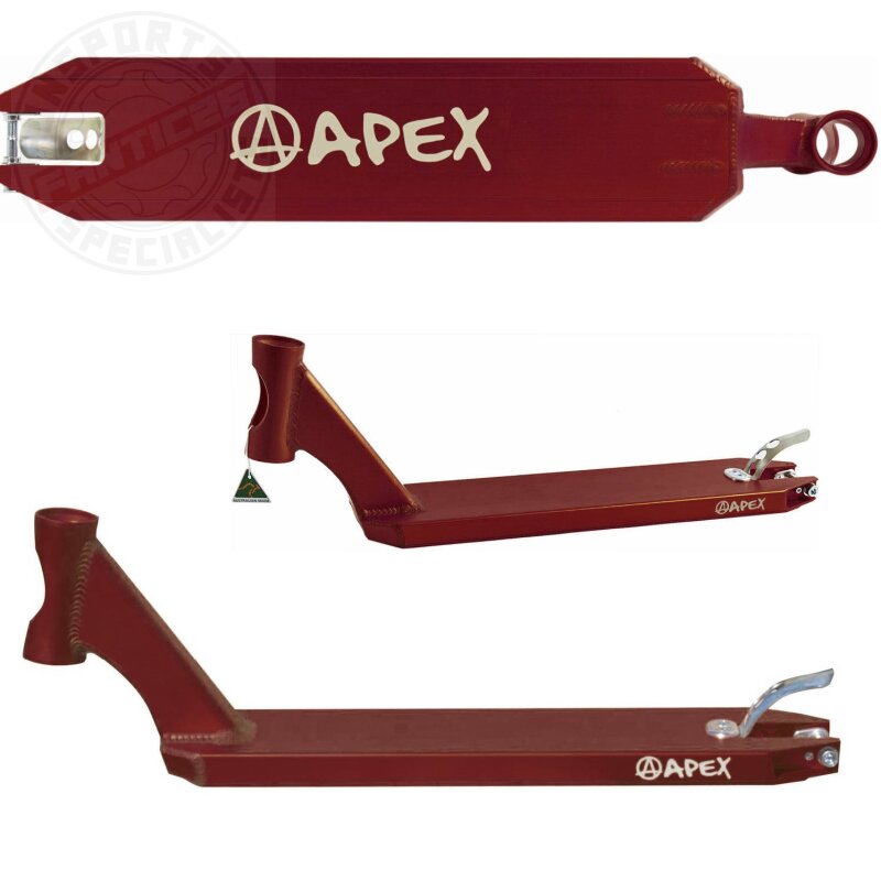 Apex Pro Stunt-Scooter Deck 580 (49cm) rot