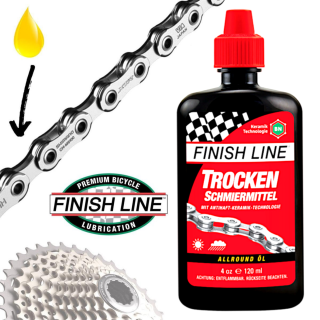 Finish Line  Trockenschmiermittel Fahrrad MTB Road Keramik Kettenöl 120ml