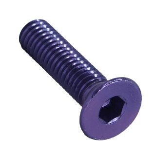 Alu M6x24 Senkkopfschraube Purple