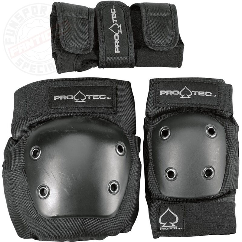 Pro-Tec Pads Street Gear Junior Protektorenset 3- Teilig Schwarz YS Youth