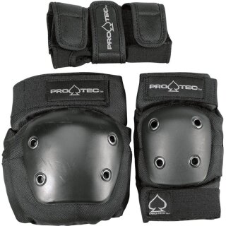 Pro-Tec Pads Street Gear Junior Protektorenset 3- Teilig Schwarz YS Youth