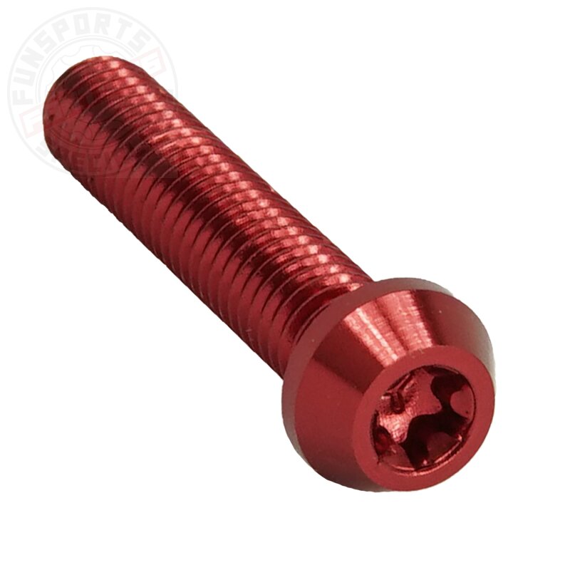 Aluschraube M5x25 Torx T25 rot