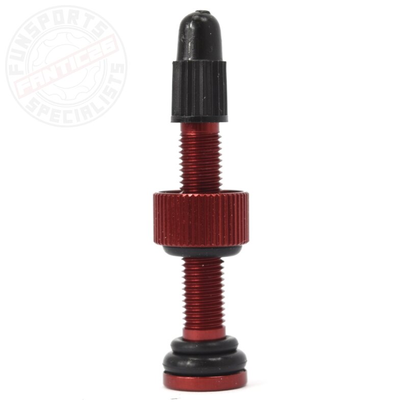 Yuniper Tubeless UST Schlauchloses Alu Fahrrad französisches Ventil 50mm rot