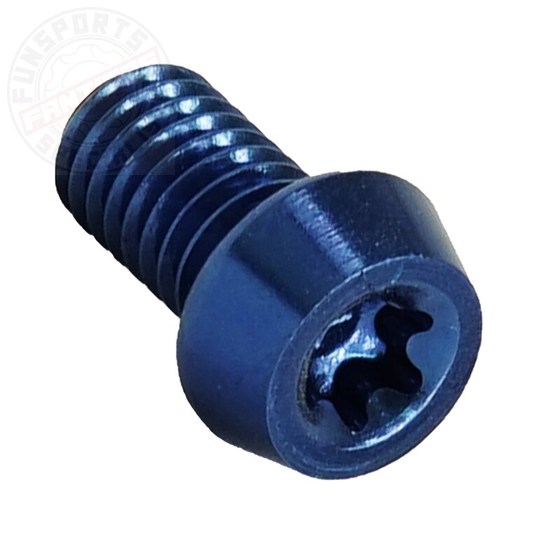 Aluschraube M5x12 Torx T25 blau