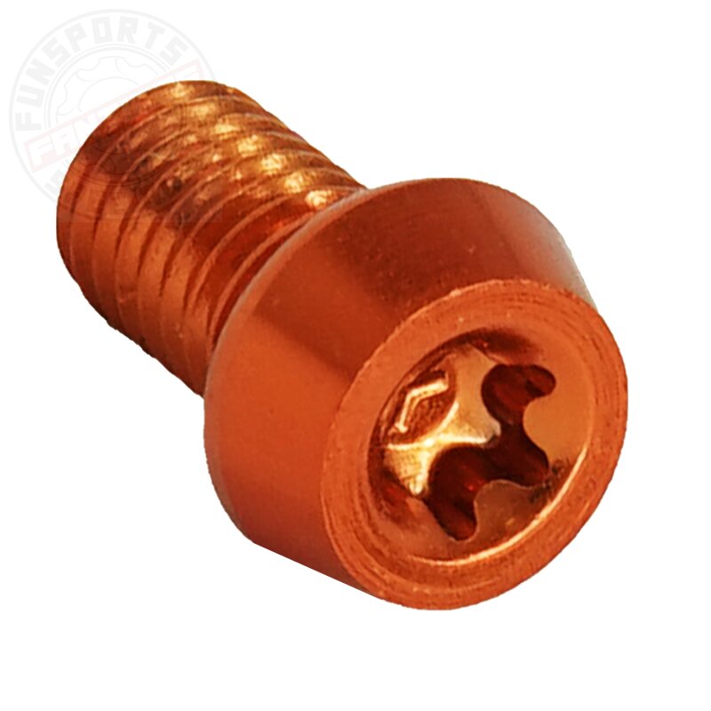 Aluschraube M5x10 Torx T25 orange