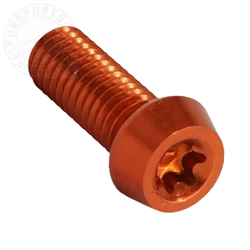 Aluschraube M5x16 Torx T25 orange