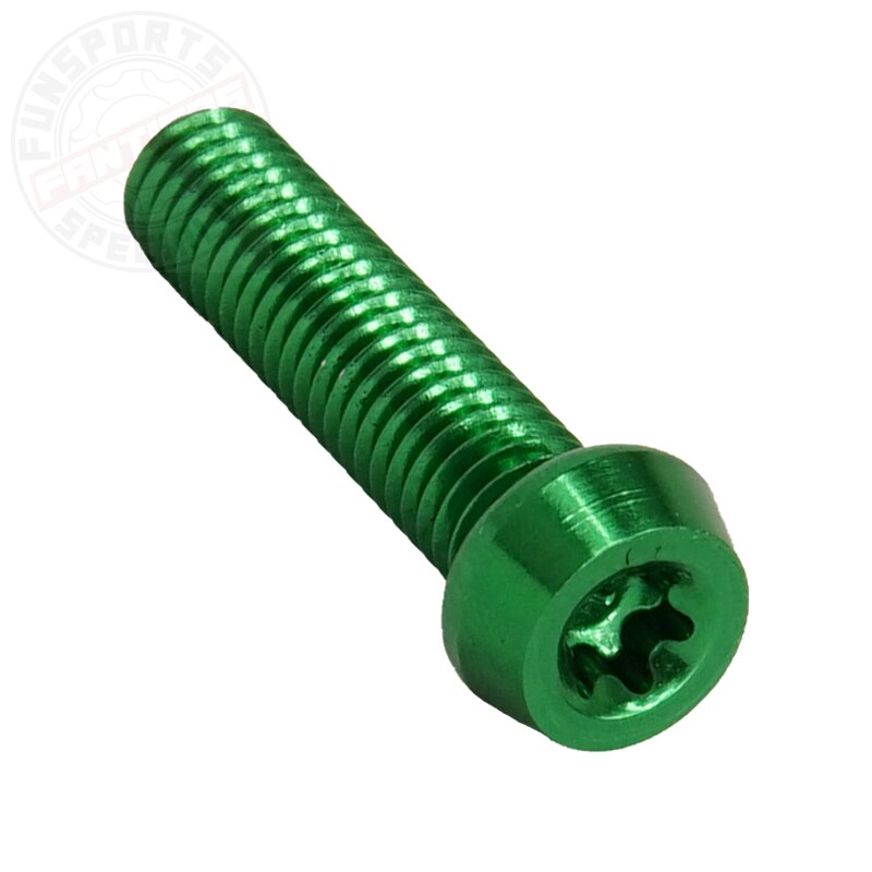 Aluschraube M5x25 Torx T25 grün