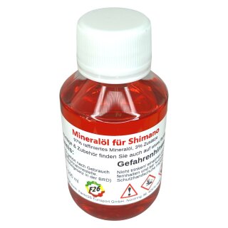 100ml Bremsflüssigkeit Mineralöl für Shimano  (Nr.6)