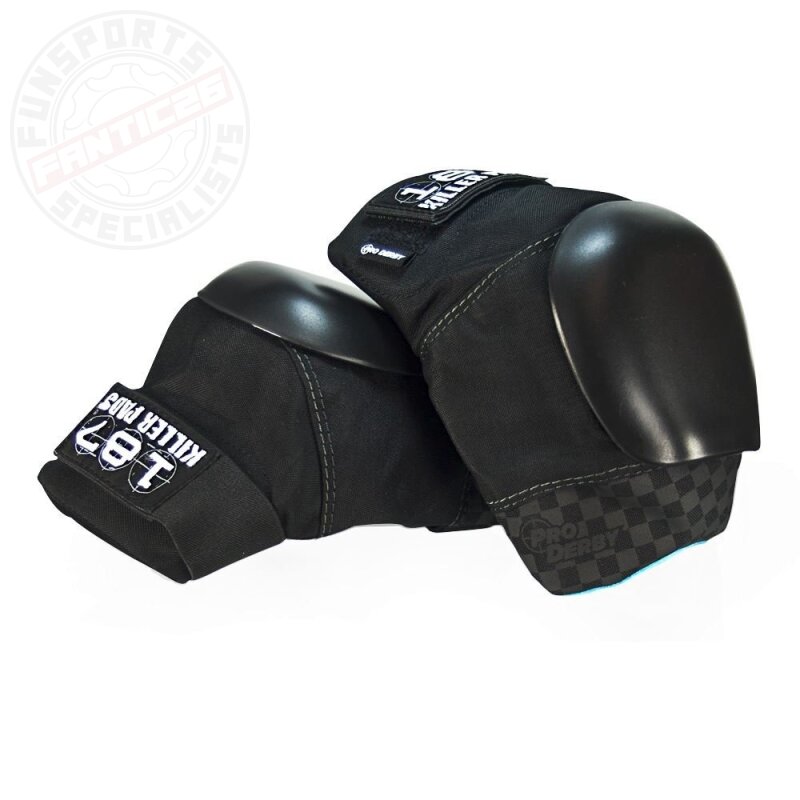 187 Killer Pads Pro Derby Knieschoner L schwarz