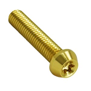 Aluschraube M6x40 Torx T25 gold