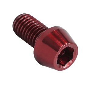 Titan M8x15 Schraube DIN912 konisch rot