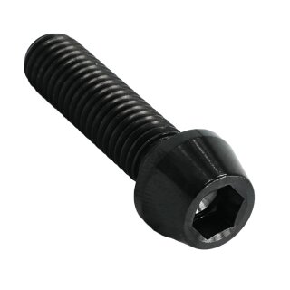 Titan M8x30 Schraube DIN912 konisch schwarz