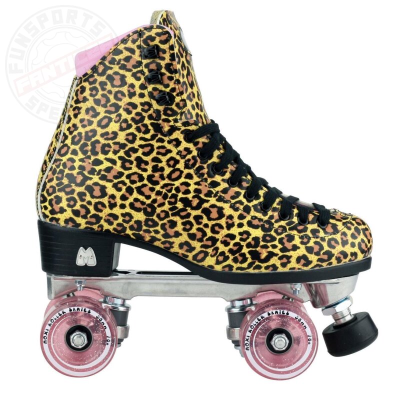 Moxi Beach Jungle Leopard Pink Rollschuhe