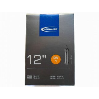 Schwalbe Fahrrad-Schlauch DV1 12 47/62-203 DV32mm