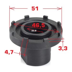 Lockringtool 51mm Kettenblatt Nuss für Bosch Gen2 Ebike Kettenblatt Motor Active Performance