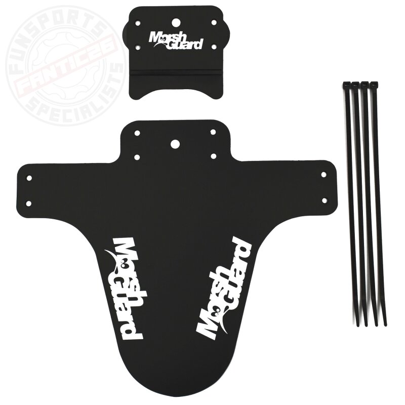 Marsh Guard Plus Mud Schutzblech Fender Schwarz/Logo WEIß