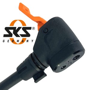 Kompressor Druckluft Reifenfüller Luftpistole mit SKS Auto / SV Ventil Anschluss Manometer pumpe