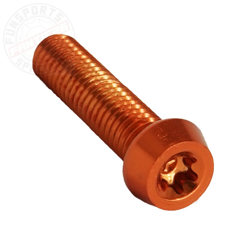 Aluschraube M6x35 Torx T25 orange