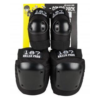 187 Killer Pads Combo Pack Knie- & Ellenbogenschoner S/M schwarz