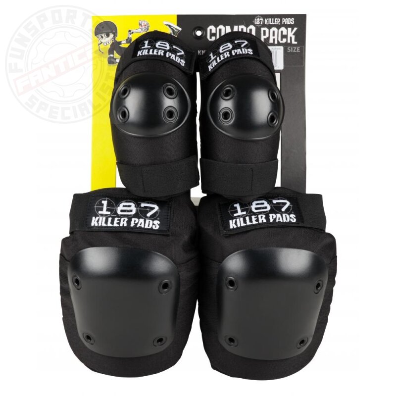 187 Killer Pads Combo Pack Knie- & Ellenbogenschoner L/XL schwarz