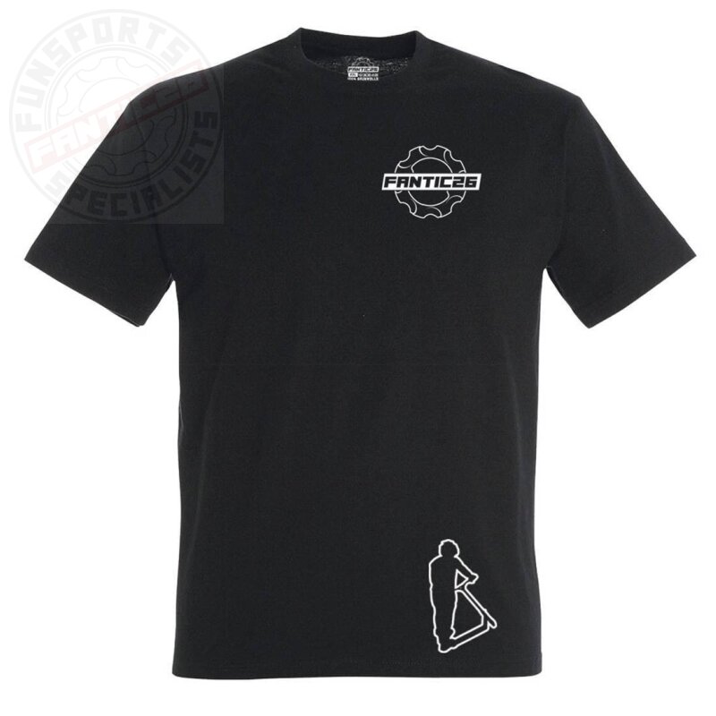 Fantic26 Basic T-Shirt schwarz 152