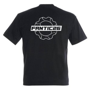 Fantic26 Basic T-Shirt schwarz M