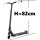 Chilli Pro Base Stunt-scooter H=82cm schwarz / weiß