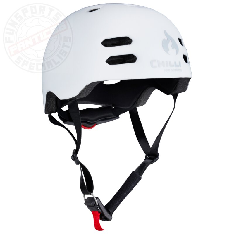 Chilli in mold Helm Stunt-Scooter Skate BMX Bike weiß L (58-61cm)