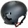 Core Street Stunt-Scooter Skate Dirt Helm Schwarz/Logo Schwarz S/M (55-58cm)