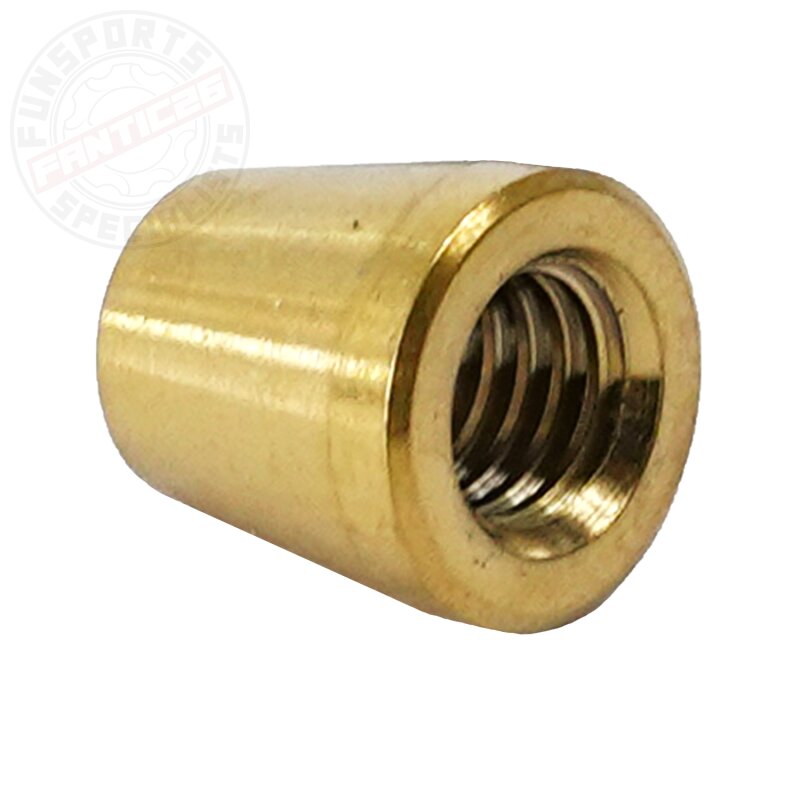 Titan M6 V-Brake Bremsbelag Hülsenmutter konisch Gold