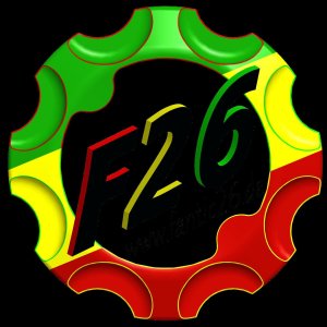 F26 Sticker Fantic26 Logo Aufkleber rund