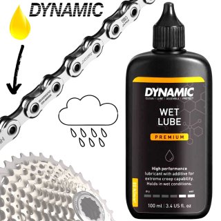 Dynamic Fahrrad Ketten Wet Lube 2-K Kettenschmierstoff DY-042 100 ml
