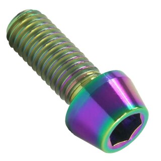 Titan M6x16 Schraube DIN912 konisch neochrom