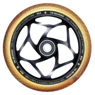 Blunt TRI Stunt-Scooter Wheel 120 x 30mm schwarz/PU gold