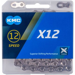 KMC Fahrrad Kette X12 1/2" x 11/128" 126 Glieder 12-fach
