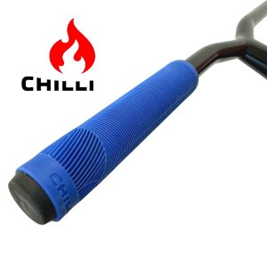 Chilli Stunt-Scooter / BMX / Dirt Fahrrad Soft Griffe XL & Barends blau