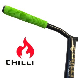 Chilli Stunt-Scooter / BMX / Dirt Fahrrad Soft Griffe XL & Barends grün