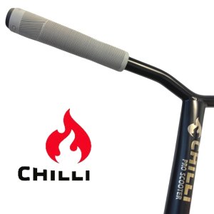 Chilli Stunt-Scooter / BMX / Dirt Fahrrad Soft Griffe XL & Barends grau