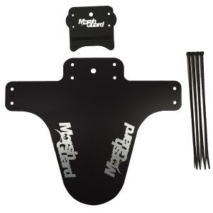 Marsh Guard Plus Mud Schutzblech Fender Schwarz/Logo SILBER