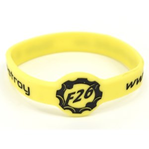 Fantic26 Silikon Armband Gelb/Schwarz 13