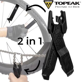 Topeak Power Lever Fahrrad Reifenheber Kettenschloss Zange 2in1 tool