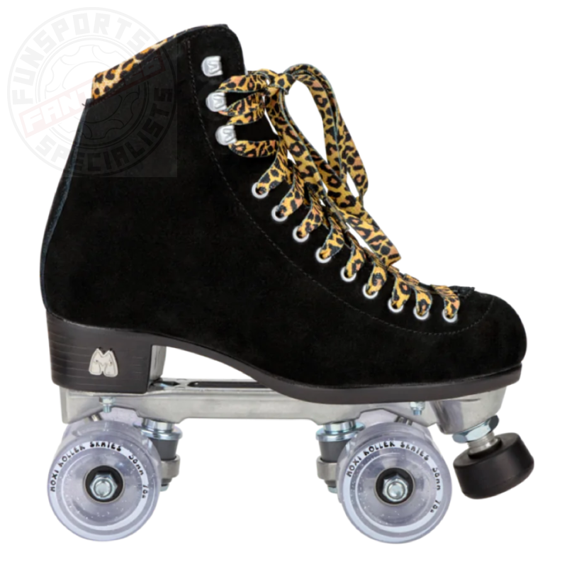 Moxi Panther Set Rollschuhe Wildleder schwarz Moxi 7 EU 38,5-39