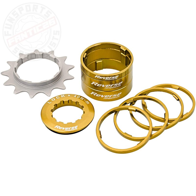 Reverse Single Speed Kit 13Z gold