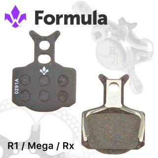 Formula Scheibenbremsen Bremsbeläge RX / Mega R1 Kit organisch inkl. Feder